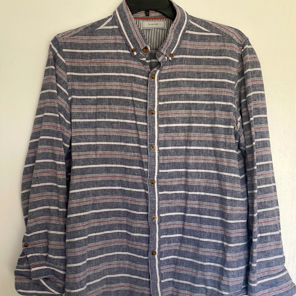 Fivefour striped casual button shirt
